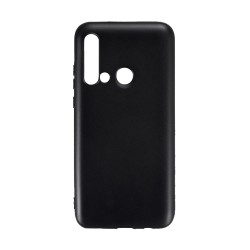 Capa de Silicone Macio para Huawei Nova 5i Preto Capa de Silicone Macio para Huawei Nova 5i Preto